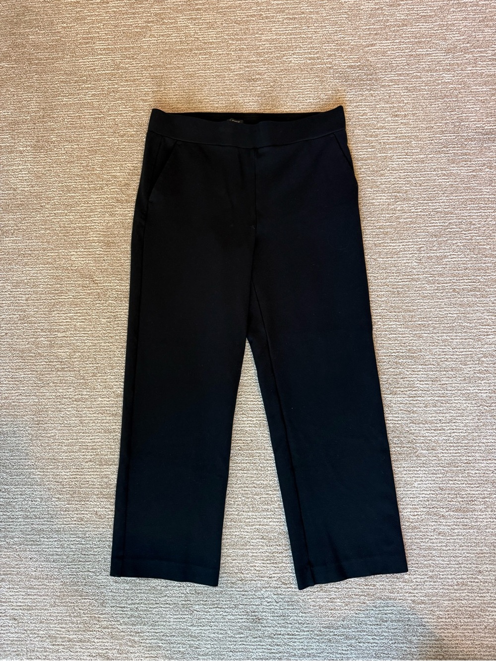 LOFT Women's Size Large Black Ponte Pants